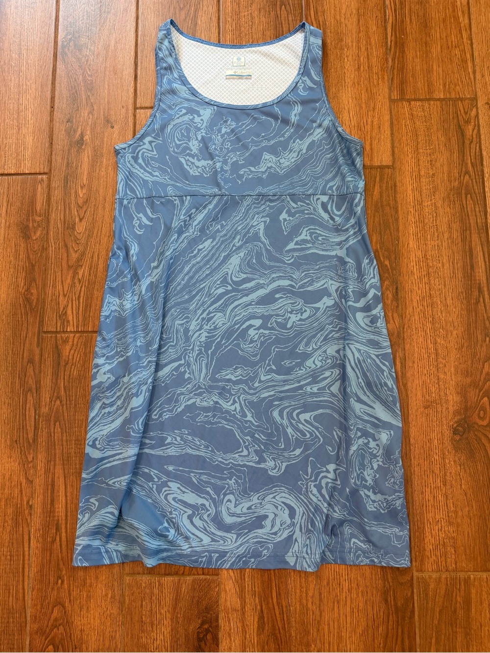 Columbia Omni-Freeze Blue Tank Dress with Pockets Size L